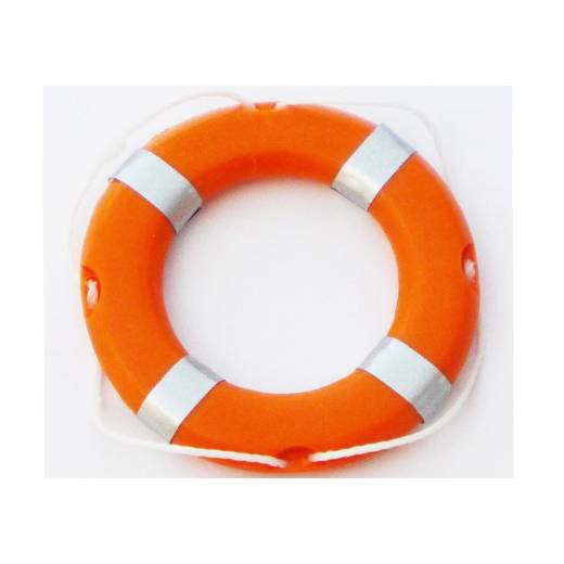 LIFE RING ORG REFL/ROPE SCL1/10 75mm
