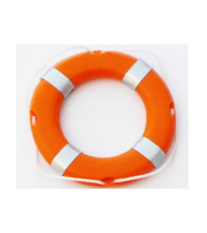 LIFE RING ORG REFL/ROPE SCL1/10 75mm