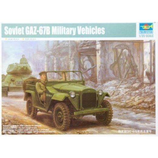 1:35 SOVIET GAZ-67B MILITARY VEHICLES