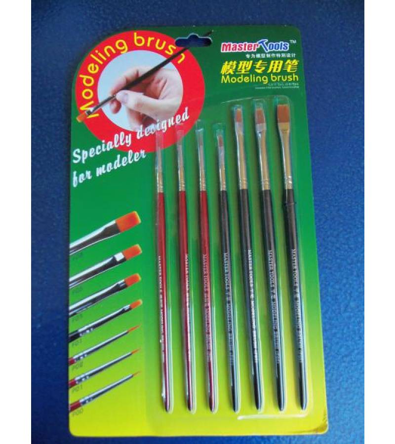 MODELING BRUSH (7PC SET PACKING)