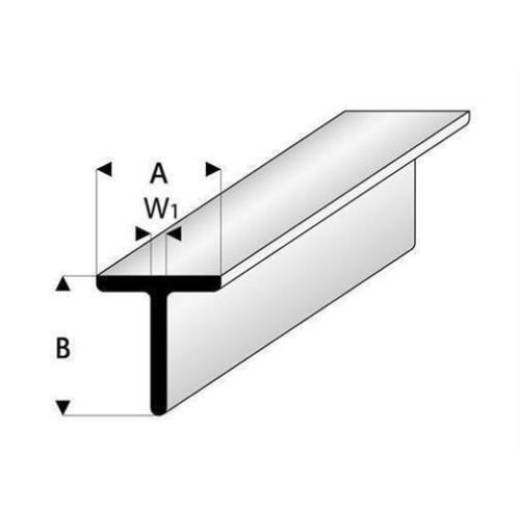 T-BEAM STYRENE PROFILE 3.0x3.0mm GRN