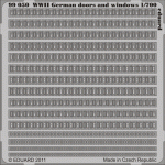 1:700 GERMAN DOORS & WINDOWS WWII photoetch