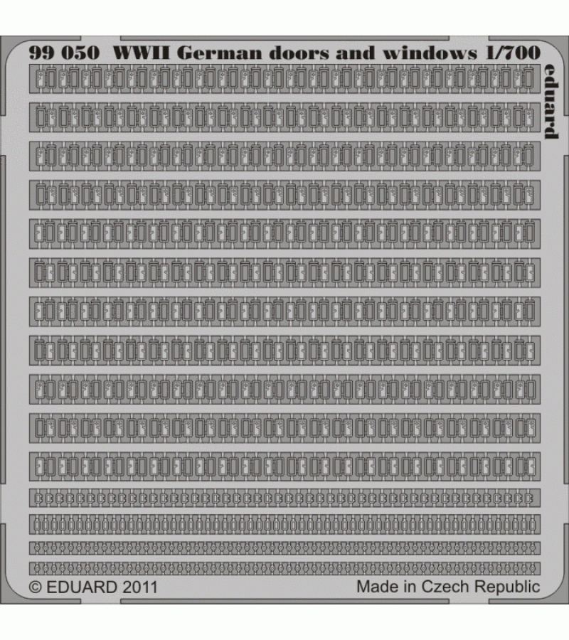 1:700 GERMAN DOORS & WINDOWS WWII photoetch