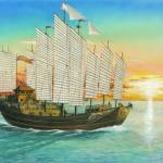 60 CM SAILING SHIP-CHINESE CHENGBO