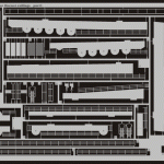 1:350 US HORNET RAILINGS photoetch