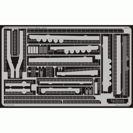 1:350 US HORNET RAILINGS photoetch