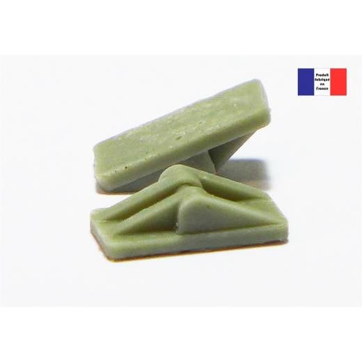 DOOR HINGES MEDUIM SCALE 1/15 WHT (Px2)