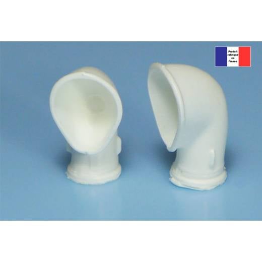 PIPE VENTS WHITE 13mm (Px2)