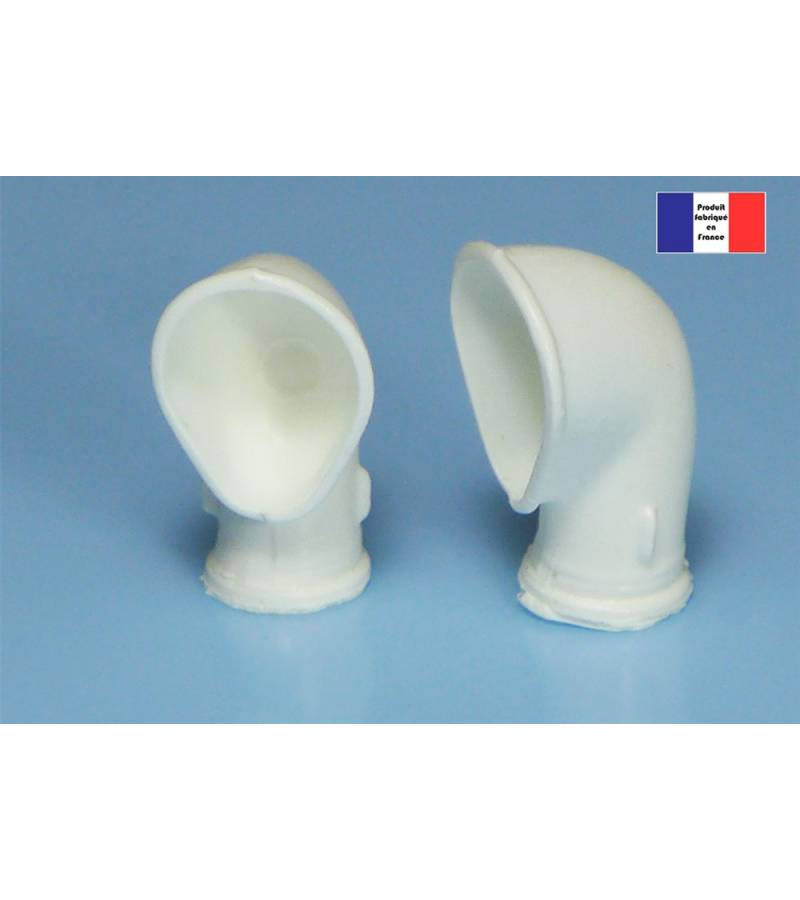 PIPE VENTS WHITE 13mm (Px2)