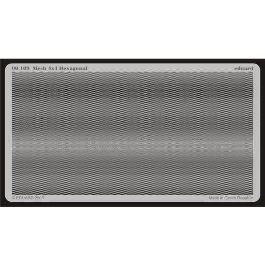 MESH 4X4 HEXAGONAL photoetch