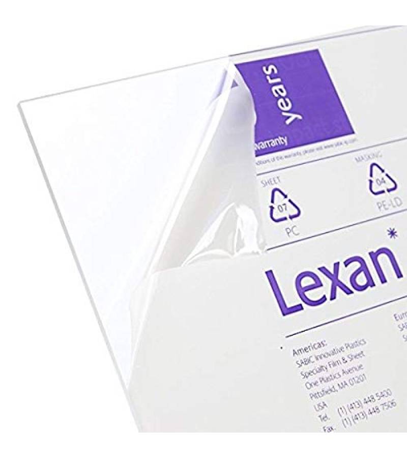 SHEETS LEXAN CLEAR 194x320mm 1.5mm