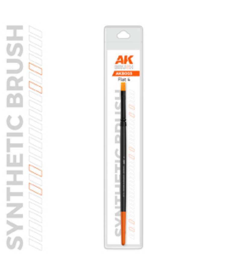 AK SYNTHETIC BRUSH FLAT 4
