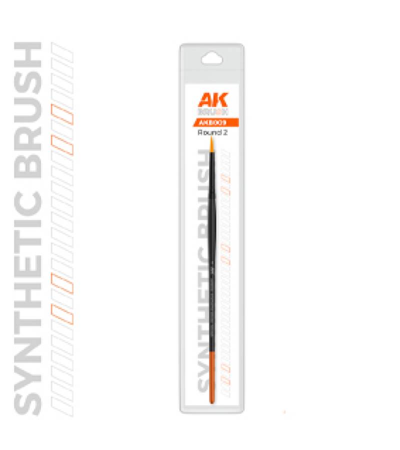 AK SYNTHETIC BRUSH ROUND 2