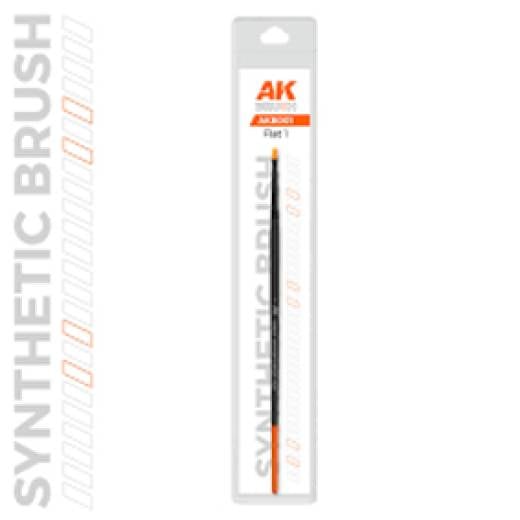 AK SYNTHETIC BRUSH FLAT 1