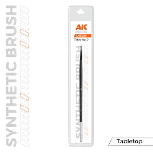 AK SYNTHETIC TABLETOP BRUSH 0