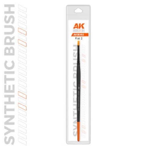 AK SYNTHETIC BRUSH FLAT 2