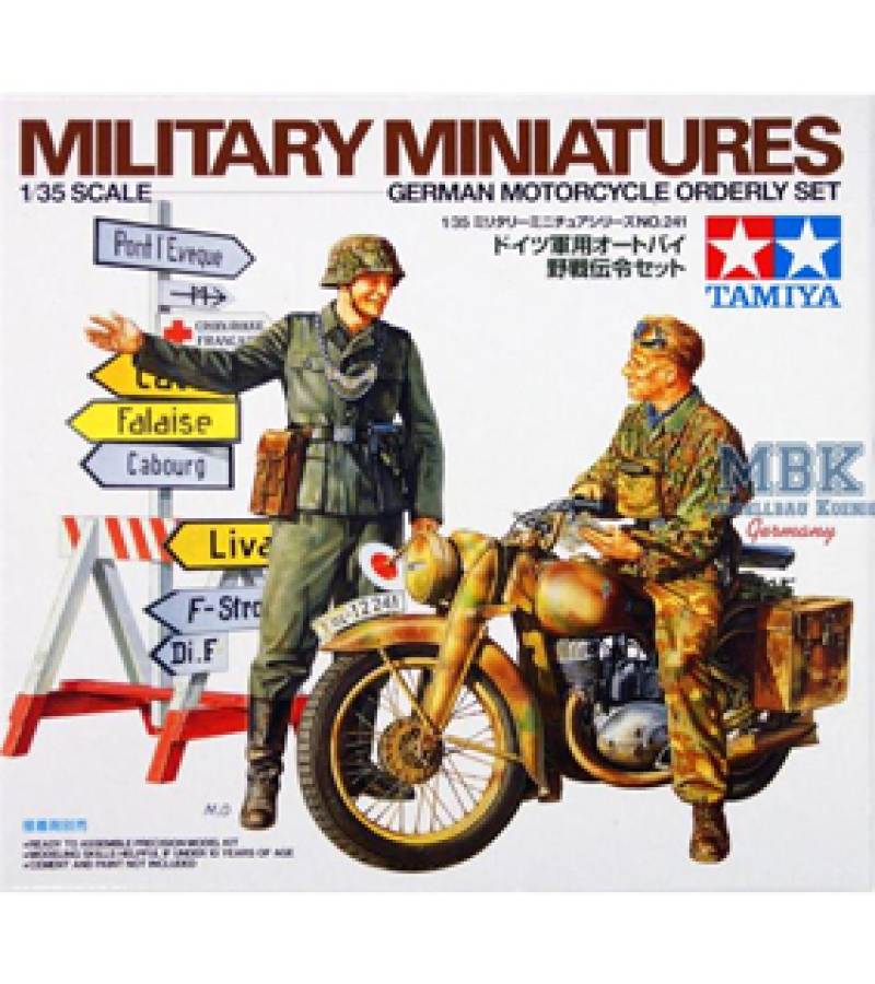 1:35 GERMAN BIKE  ORDERLY SET