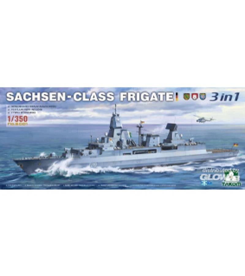 1:350 SACHSEN-CLASS FRIGATE 3 IN 1