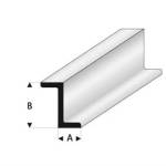 Z-BEAM STYRENE PROFILE 2.0x3,0mm