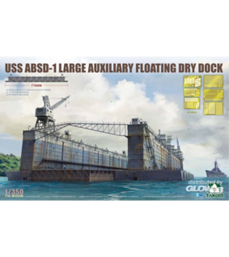 1:350 USS ABSD-1 LARGE AUXILIARY FLOATING DRY DOCK