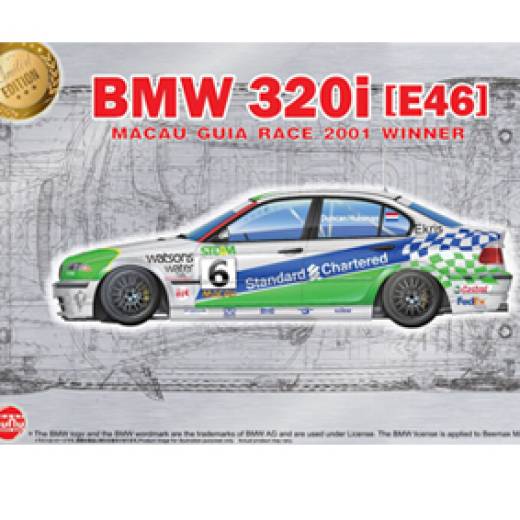 1:24 BMW 320i E46 TOURING MACAU 2001 WINNER