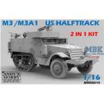 1:16 M3/M3A1 U.S. HALFTRACK 2 in 1