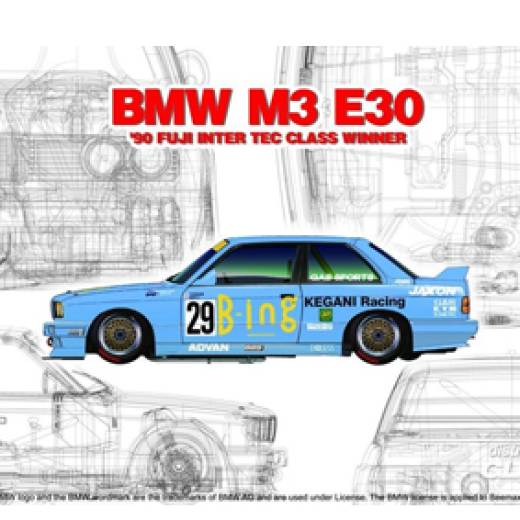 1:24 BMW M3 E30 '90 FUJI INTER TEC CLASS WINNER