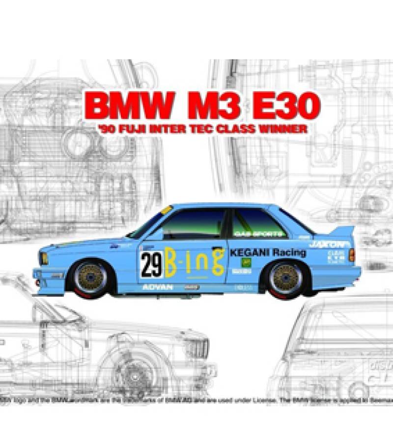 1:24 BMW M3 E30 '90 FUJI INTER TEC CLASS WINNER