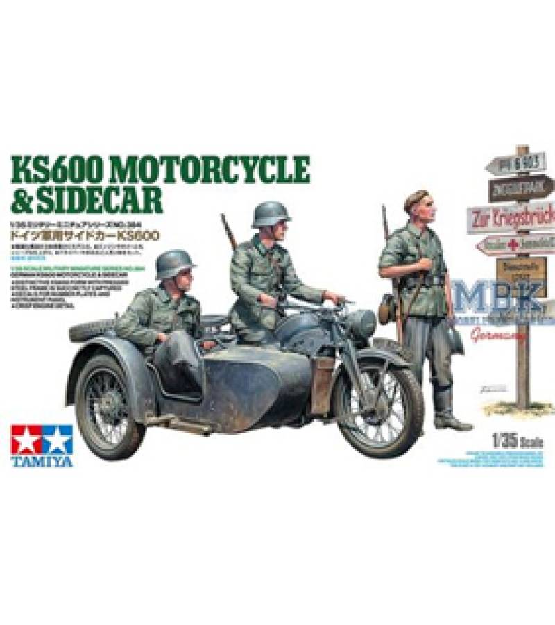1:35 ZUNDAPP KS600 BIKE & SIDECAR