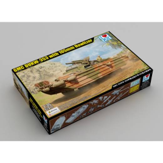 1:35 GMC DUKW-353 WITH 105mm HOWITZER