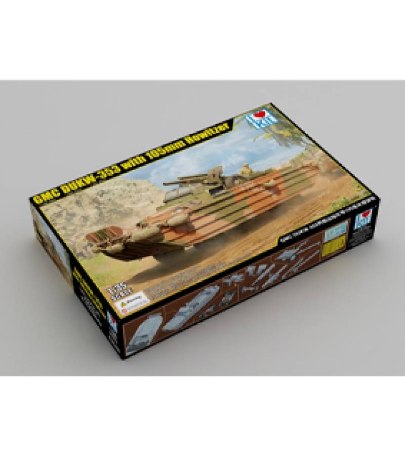 1:35 GMC DUKW-353 WITH 105mm HOWITZER