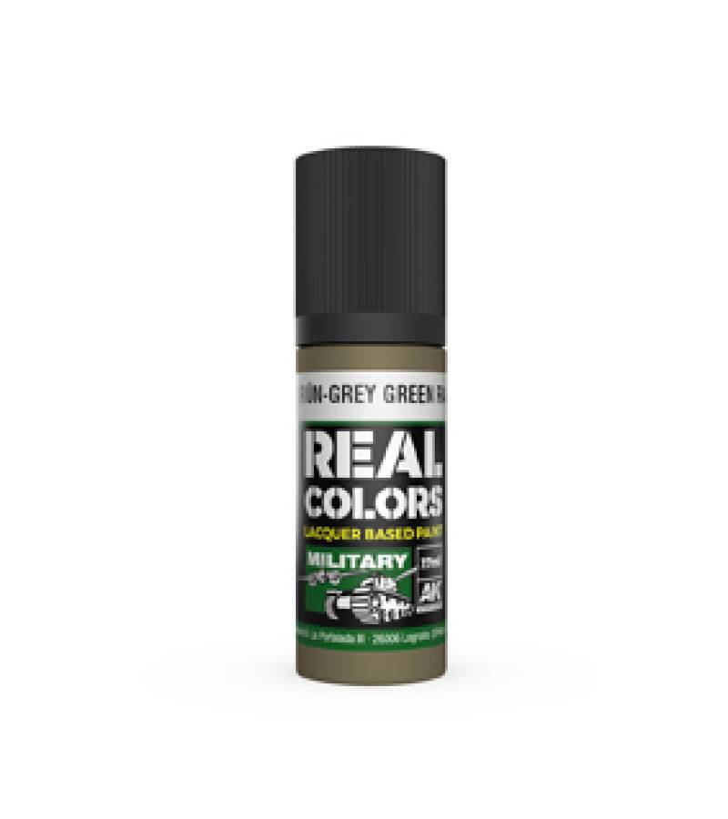 REAL COLOR GRAUGRUN-GREY GREEN RAL 7008 17ml