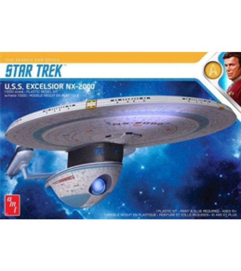 1:1000 STAR TREK USS EXCELSIOR NX-2000