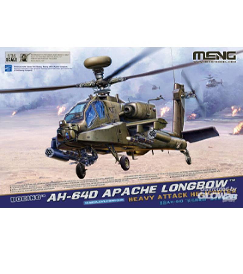 1:35 AH-64D APACHE LONGBOW HEAVY ATTACK HELICOPTER