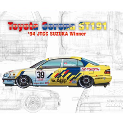 1:24 TOYOTA CORONA ST191'94 JTCC SUZUKA WINNER