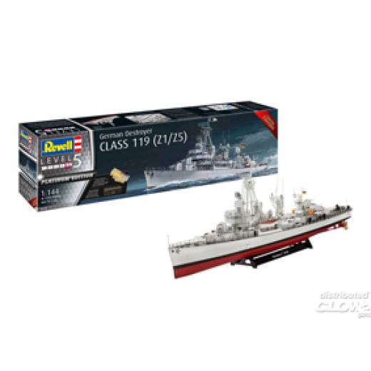 1:144 GERMAN DESTROYER CLASS 119 (Z1/Z5)