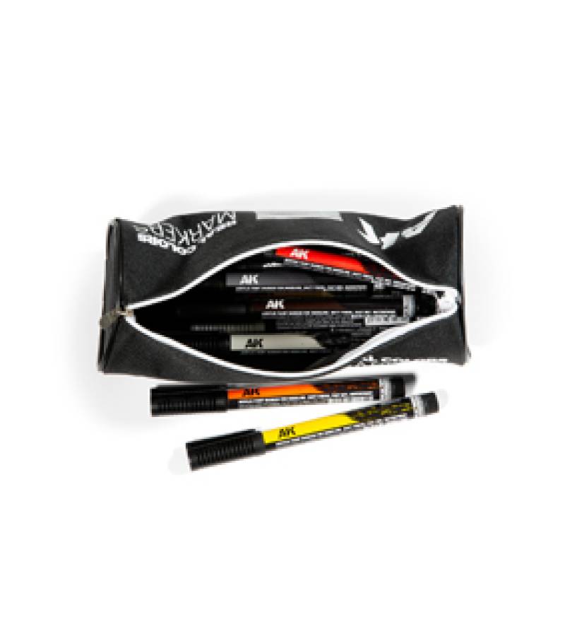 MARKERS ZIP-UP CASE AK REAL COLORS