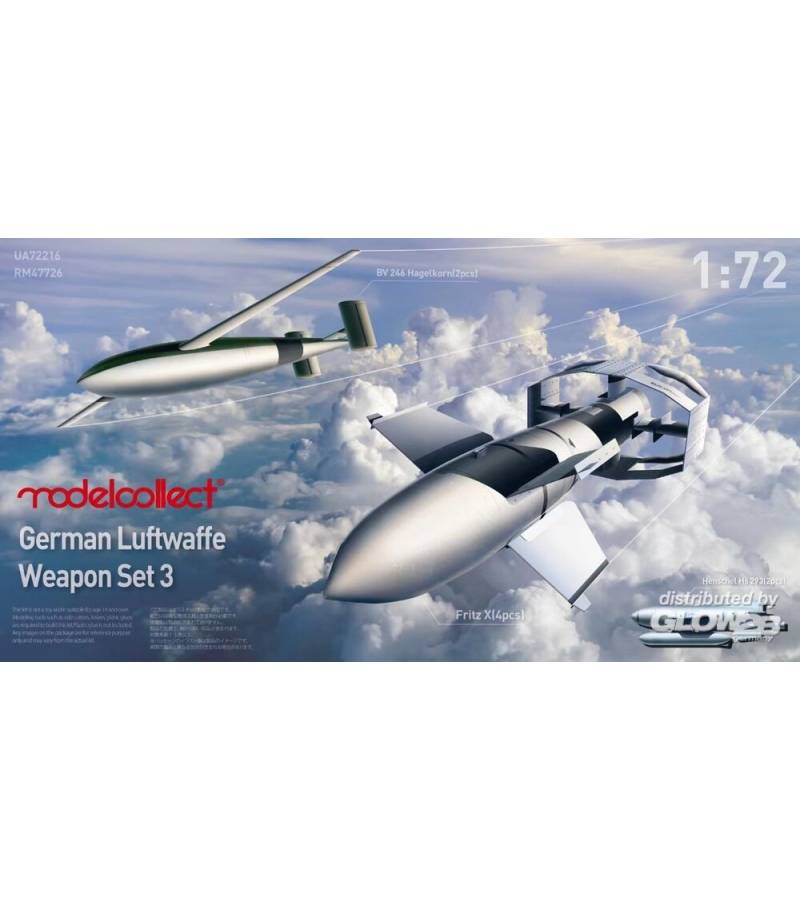 1:72 GERMAN WWII AIRCRAFT WEAPON SET 3 Bv246*2