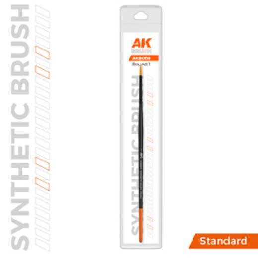 AK SYNTHETIC BRUSH ROUND 1