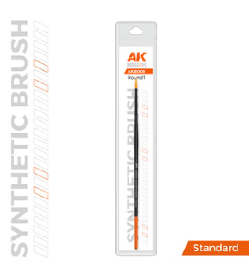 AK SYNTHETIC BRUSH ROUND 1