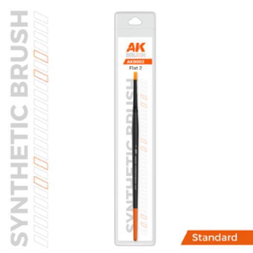 AK SYNTHETIC BRUSH FLAT 2