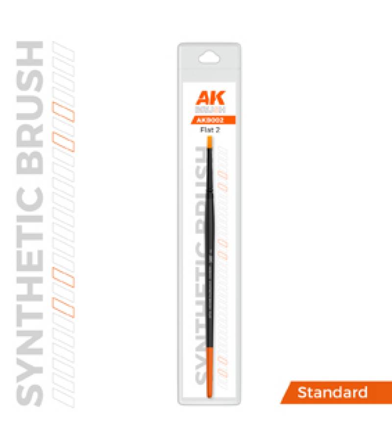AK SYNTHETIC BRUSH FLAT 2