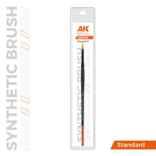 AK SYNTHETIC BRUSH ROUND 2