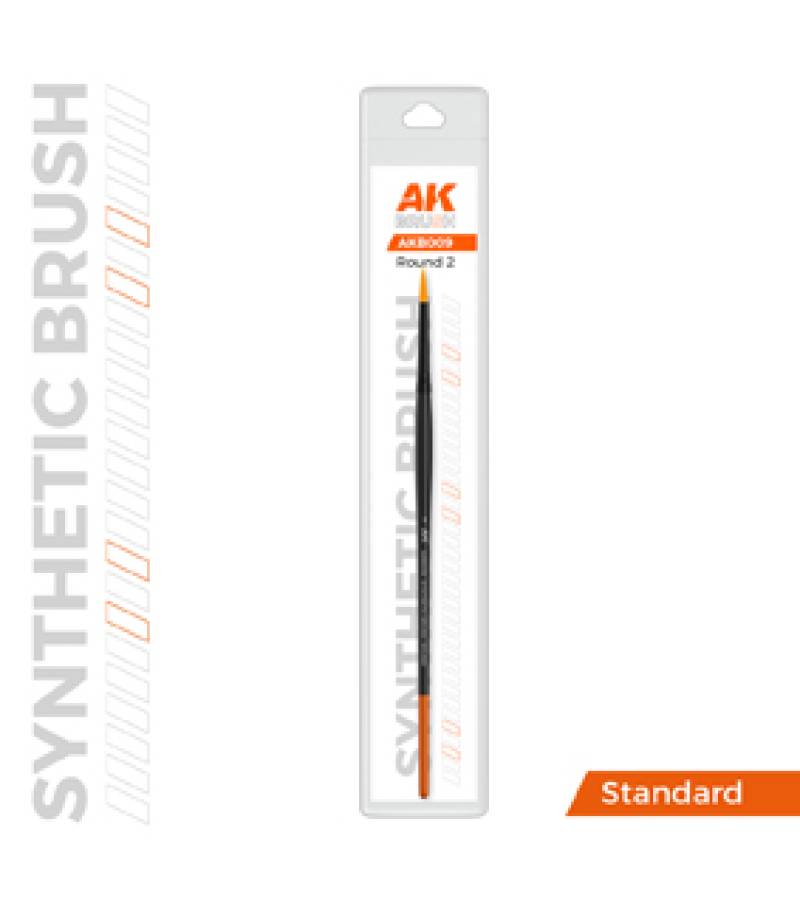 AK SYNTHETIC BRUSH ROUND 2