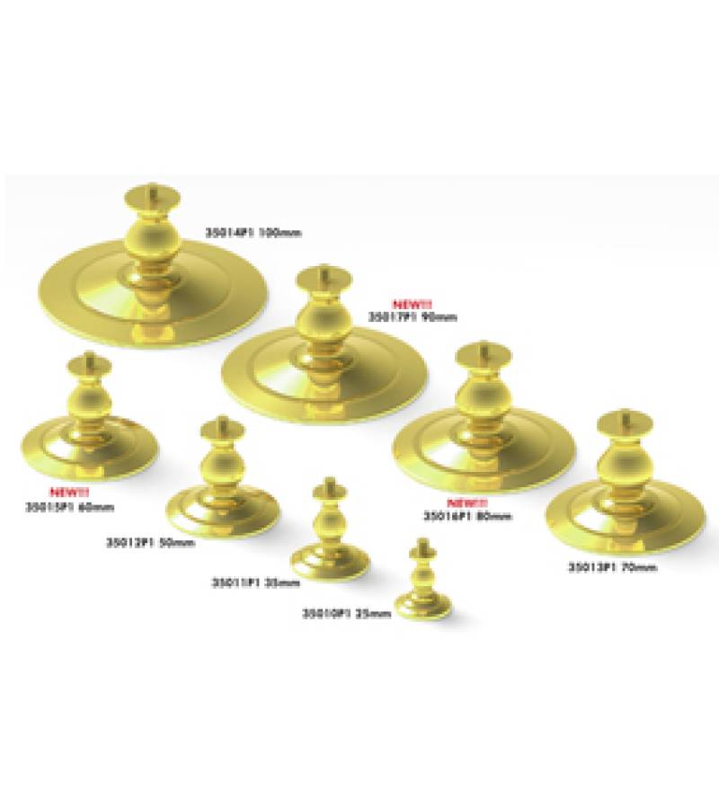 BUFFED AND POLISHED SOLID BRASS PEDESTALS TYPE 50