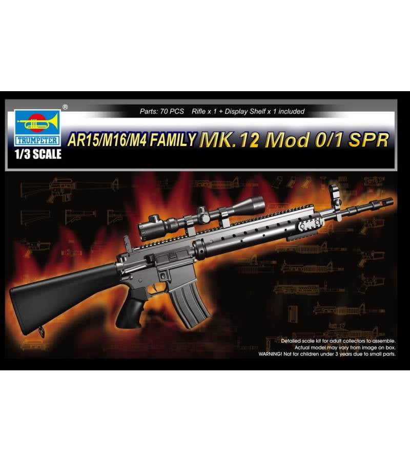 1:3 AR15/M16/M4 FAMILY-MK 12 MOD 0/1 GUN