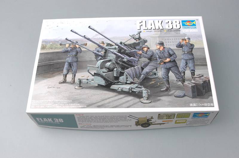 135 FLAK38 (GERMN 2.0CM ANTIAIRCRAFT GUNS) Malta Scale Model Shop