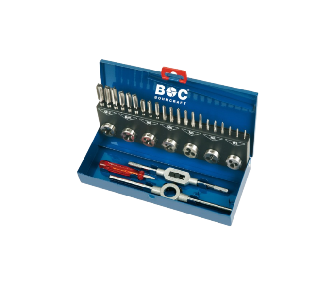 Taps & Dies Set HSS 31pcs M3-M12
