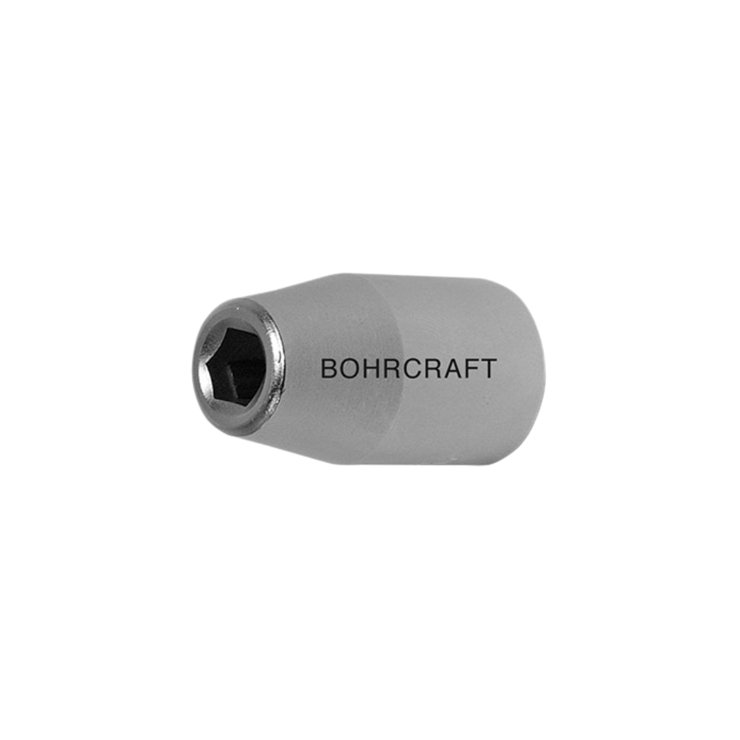 Socket adaptor for bits 1/2D to 1/4