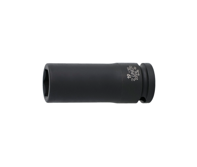 Impact socket 1/2`, long type, 6 point 17mm